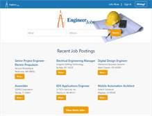 Tablet Screenshot of engineer-jobs.com